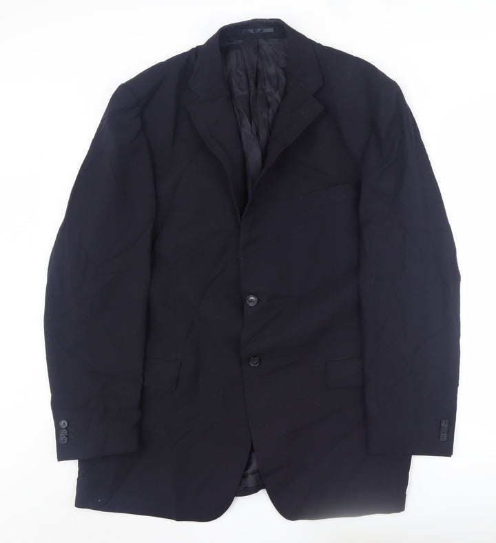 Aherne's Mens Blue Blazer Size 54 Wool