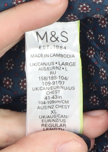 Marks and Spencer Men's Grey Waistcoat, 41-42R - Elegant Formal Style