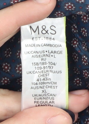 Marks and Spencer Men's Grey Waistcoat, 41-42R - Elegant Formal Style