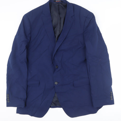 STVDIO Jeff Banks Men’s Blue Blazer, 44, Regular Fit