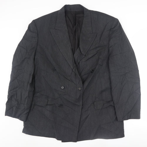 Marks and Spencer Men's Grey Blazer, 46, Regular Fit