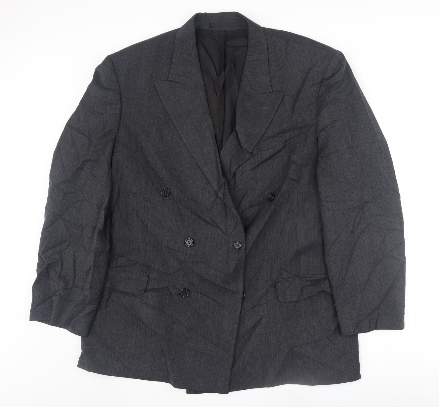 Marks and Spencer Men's Grey Blazer, 46, Regular Fit