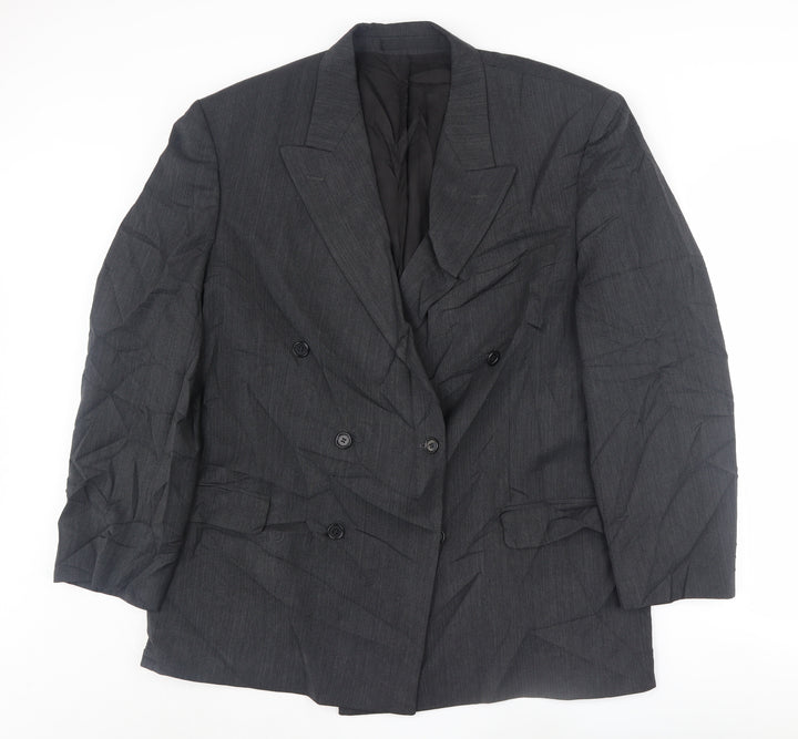 Marks and Spencer Men's Grey Blazer, 46, Regular Fit