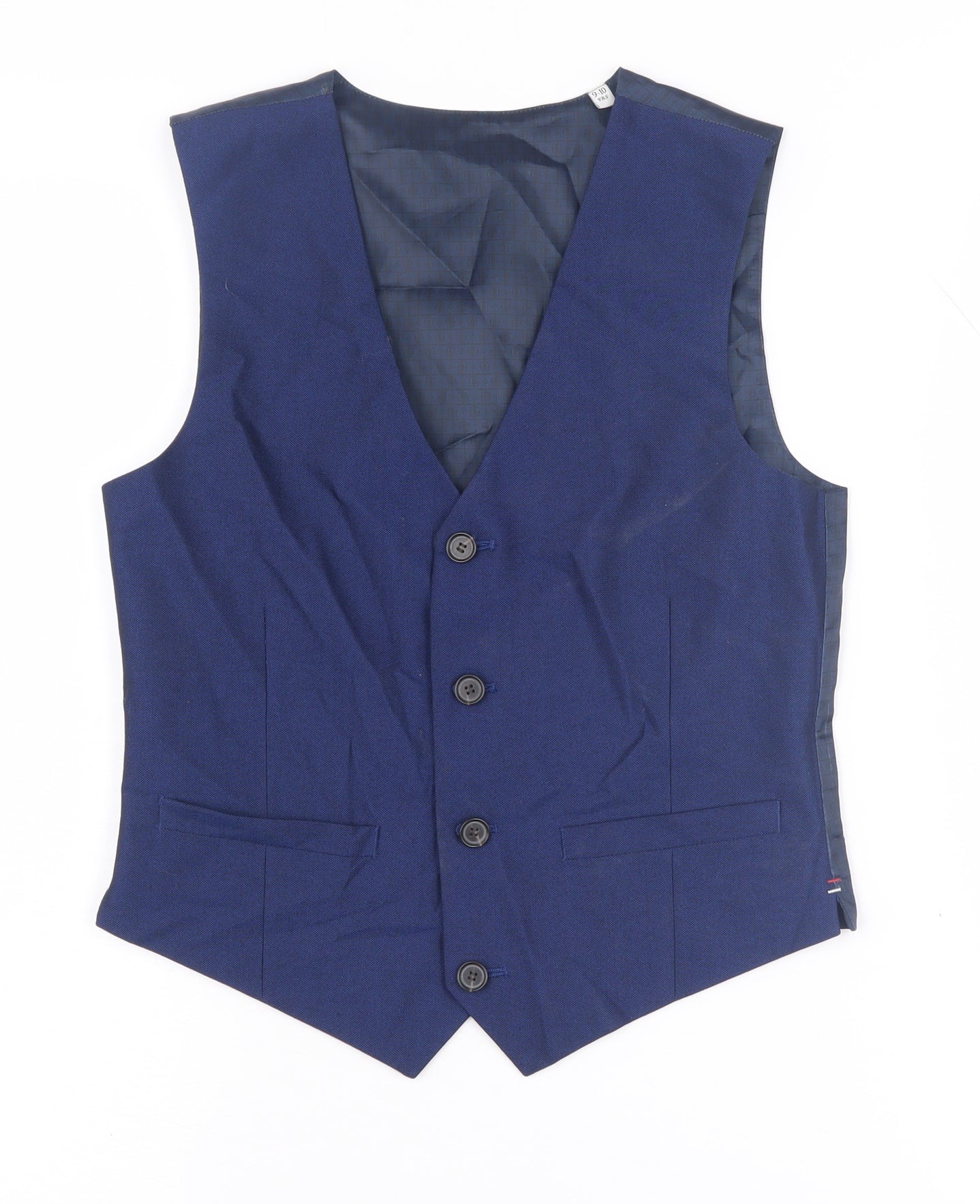 Marks and Spencer Boys Blue Waistcoat 9-10 Years - Formal Wear