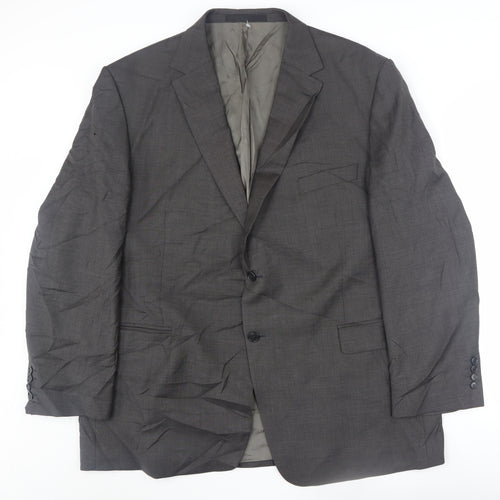 Marks and Spencer Men's Grey Wool Blazer, 48R