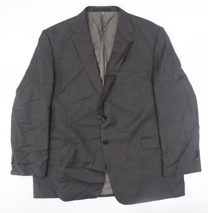 Marks and Spencer Men's Grey Wool Blazer, 48R