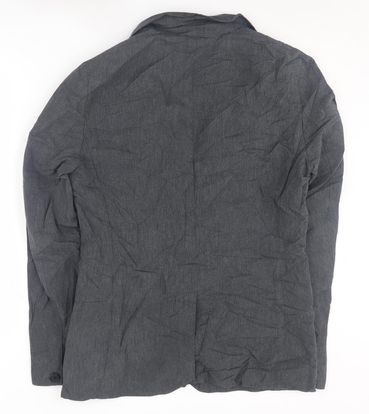 AllSaints Men's Grey 36 Blazer, Casual, Two-Button