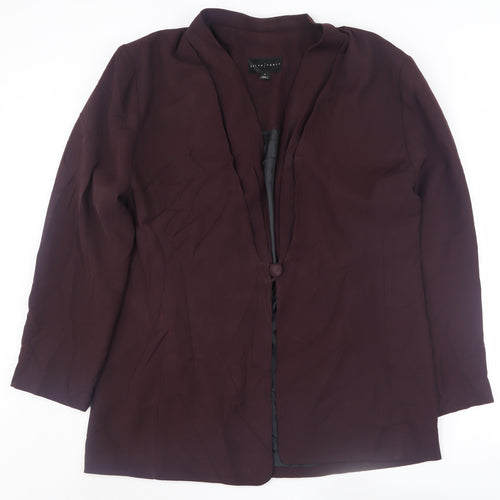 Ellen Tracy Women's Brown Blazer, Size 16, Autumn Business Jacket