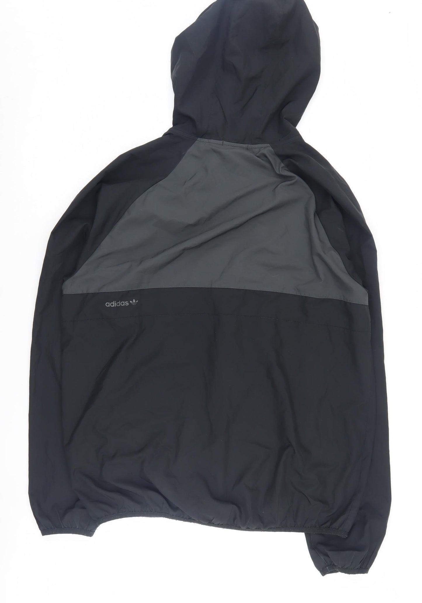 Adidas Men's Black Windbreaker Jacket L