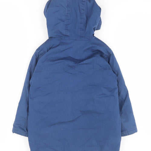 Little Lighthouse Boys Blue Hooded Jacket 5-6 Years