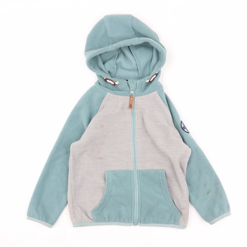 Rukka Boys Blue Full Zip Hoodie - 4 Years