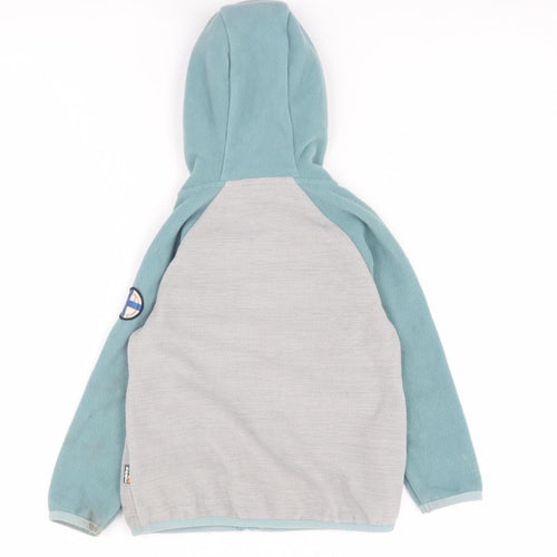 Rukka Boys Blue Full Zip Hoodie - 4 Years