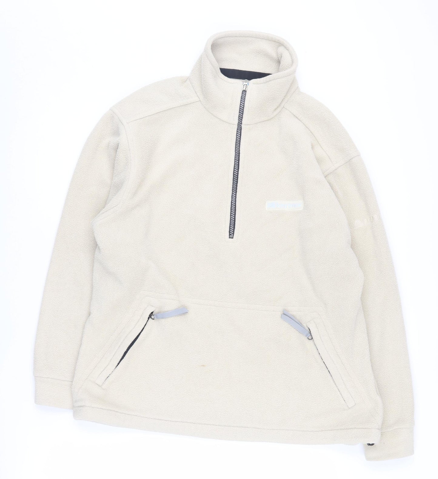 Karrimor Men's Beige Fleece 1/4 Zip Sweatshirt, Size S
