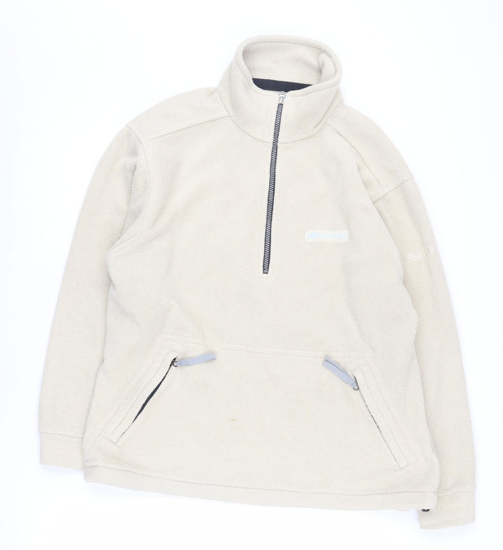Karrimor Men's Beige Fleece 1/4 Zip Sweatshirt, Size S