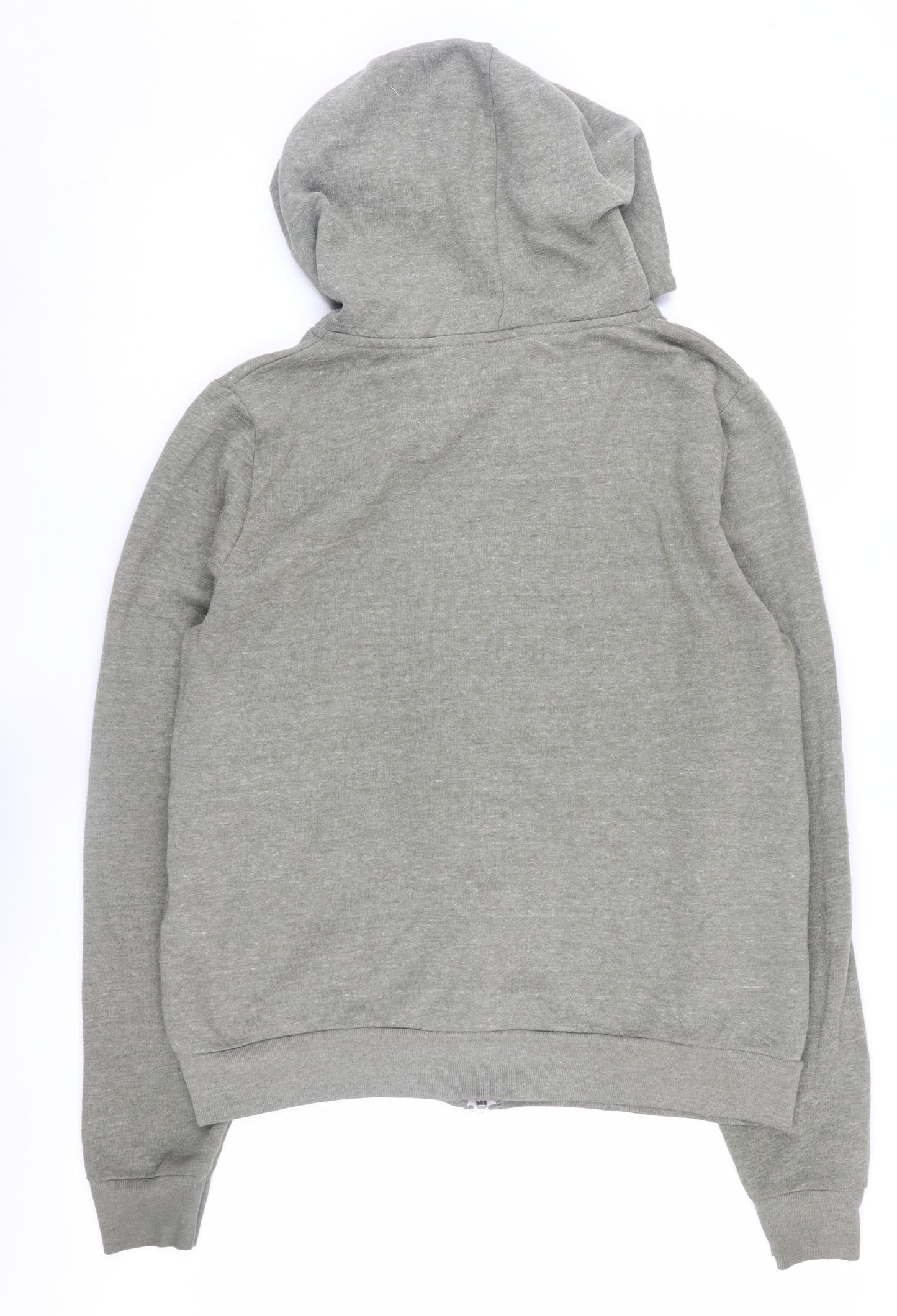 Topshop Women Grey Full Zip Hoodie Size 12