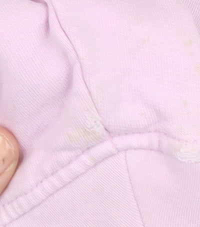 Lazy Jacks Pink Women's XS Striped Pullover Sweatshirt