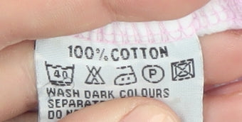 Lazy Jacks Pink Women's XS Striped Pullover Sweatshirt