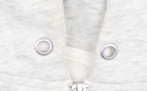 Abercrombie & Fitch Women's Ivory Full Zip Hoodie XS