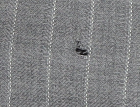 Ben Sherman Men's Grey Wool Striped Suit Jacket Size 42 Regular