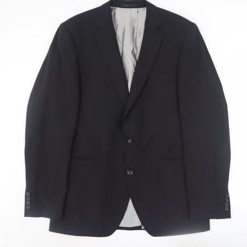 Montego Men's Black Regular Fit Blazer Jacket 42