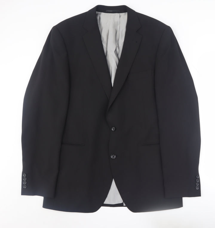 Montego Men's Black Regular Fit Blazer Jacket 42