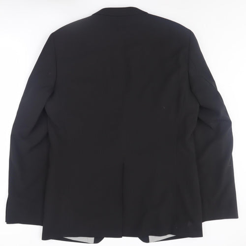 Montego Men's Black Regular Fit Blazer Jacket 42