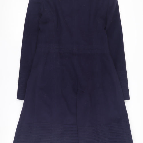 Zara Women's Blue Wool Pea Coat L