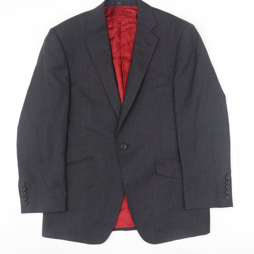Marks and Spencer Men's Black Wool Blazer 38S