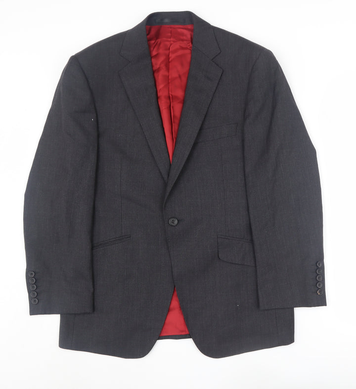 Marks and Spencer Men's Black Wool Blazer 38S