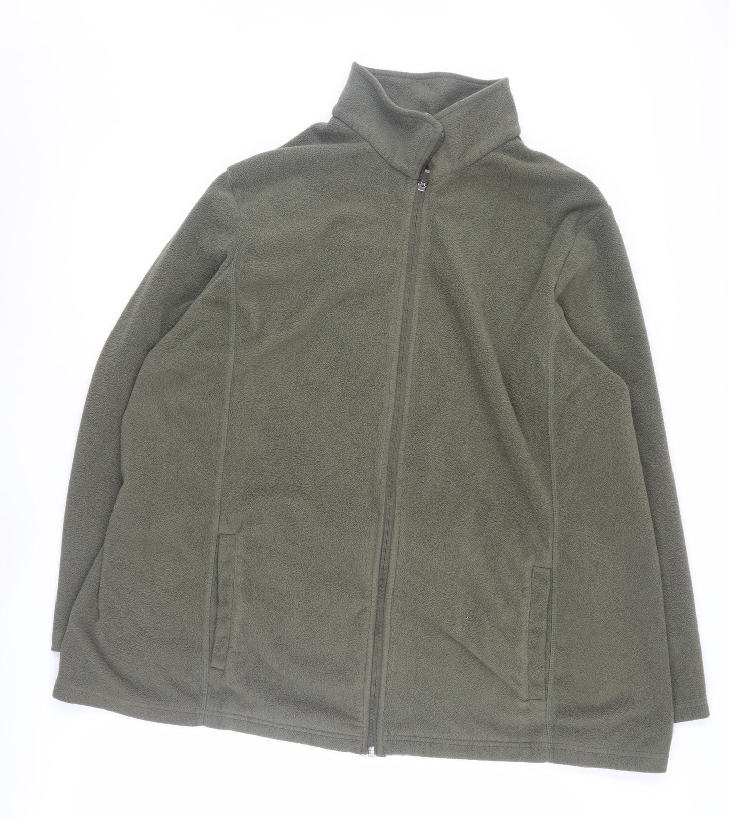 Lands' End Men's Green 3XL Basic Jacket Full Zip Casual
