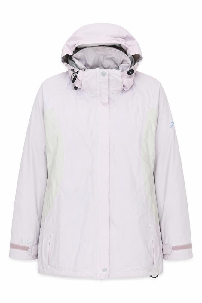 Front view of Women's Purple Jacket, size 20, Hooded, X-ERT Performance