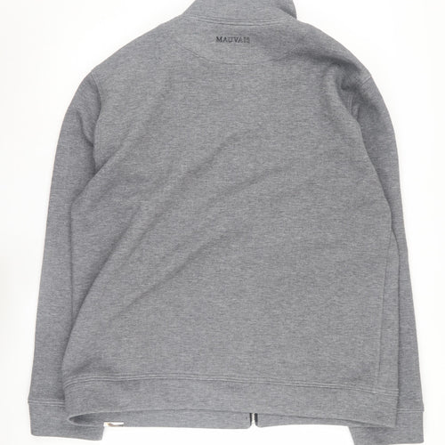 Mauvais Men's Grey 3XL Full Zip Basic Jacket