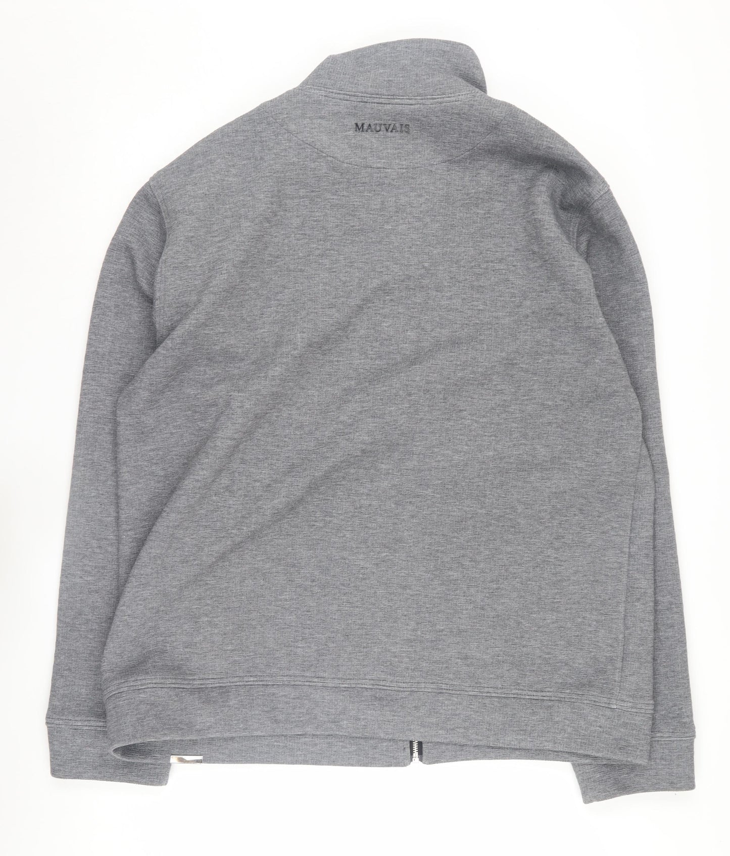 Mauvais Men's Grey 3XL Full Zip Basic Jacket