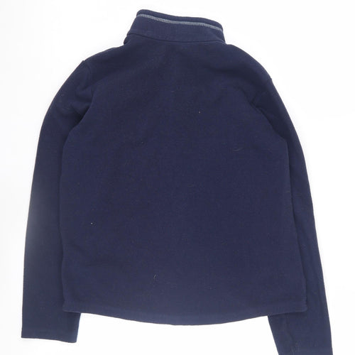 Quechua Boys Fleece Sweatshirt Blue 12-13 Years 1/4 Zip