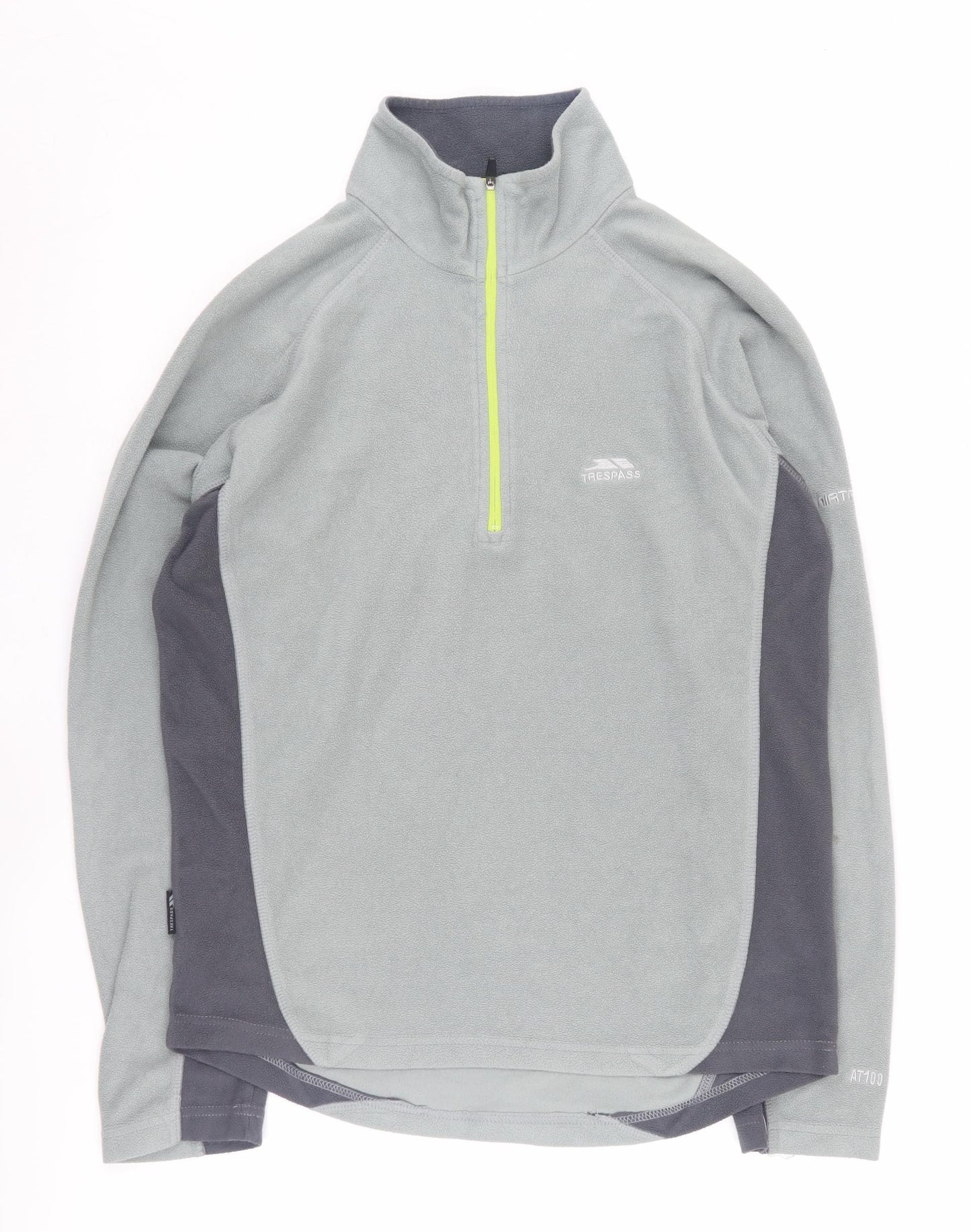 Trespass Men's Grey Fleece 1/2 Zip Sweatshirt, Size S