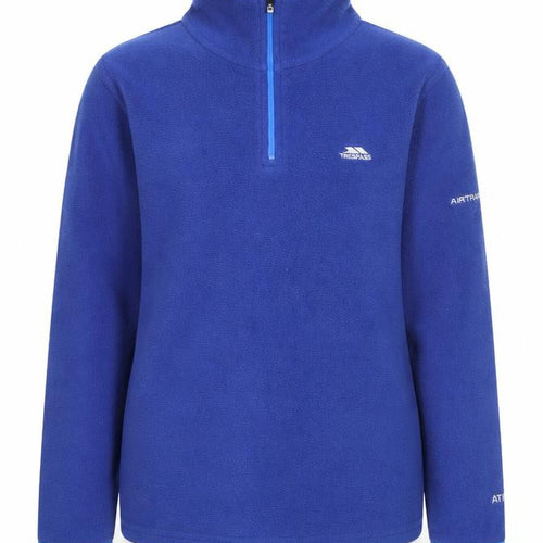 Trespass Boys Blue Fleece 1/4 Zip Sweatshirt, 9-10 Years