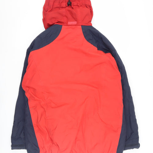 Scanda Red Women's Ski Jacket Size 14 - Hooded, Insulated