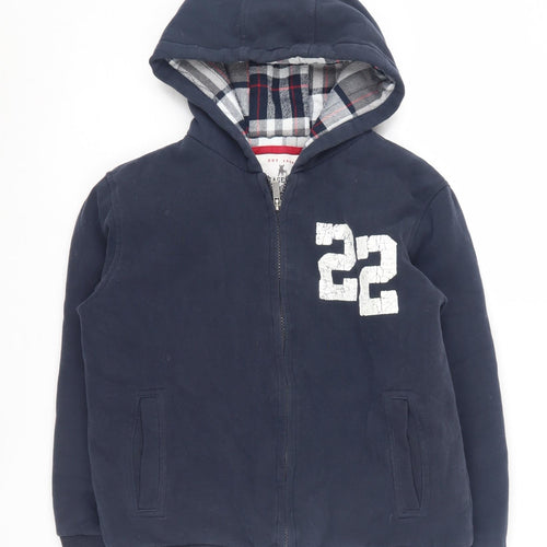 Vintage Rebel Boys Blue Full Zip Hoodie 11-12 Years