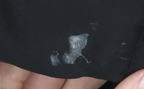 Zara Women's Black Puffer Jacket L Hooded Winter