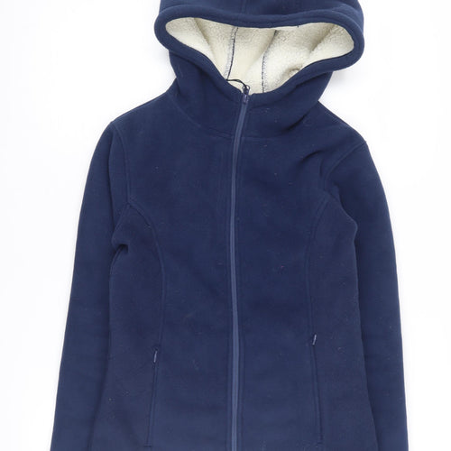 Peter Storm Women's Blue Full Zip Hoodie Size 8