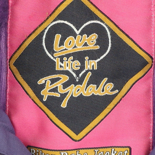 Rydale Women's Purple Quilted Biker Jacket S