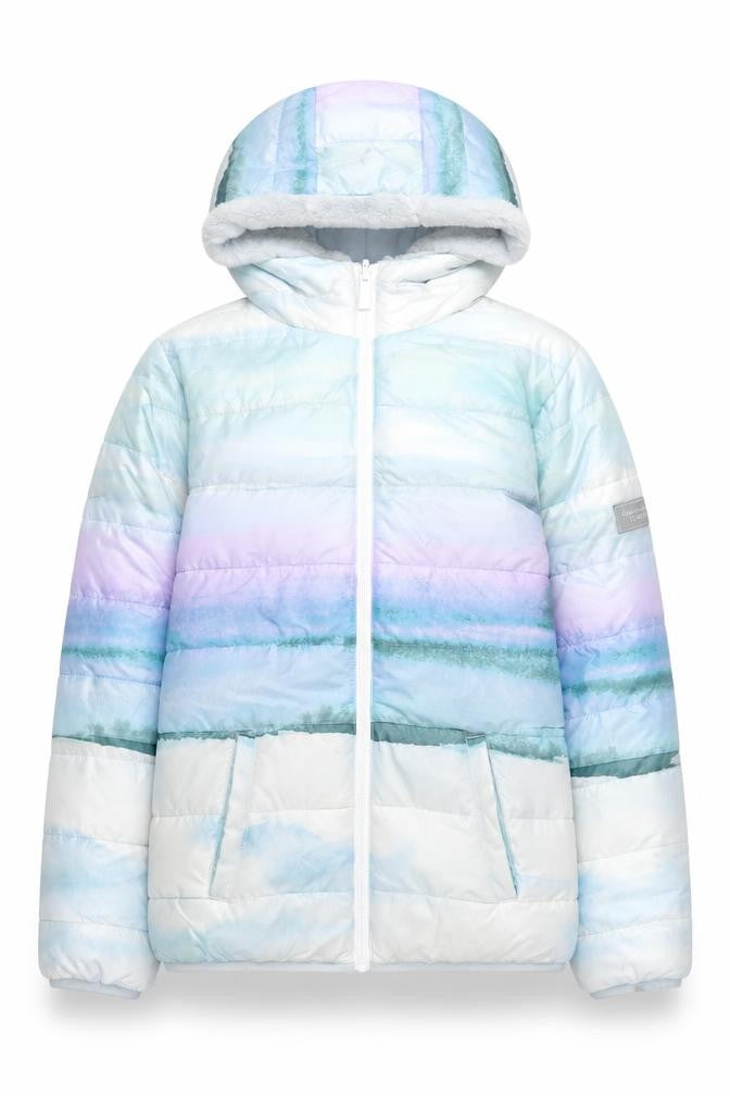 Front view of Abercrombie & Fitch Kids Multicoloured Puffer Jacket 15-16 Years