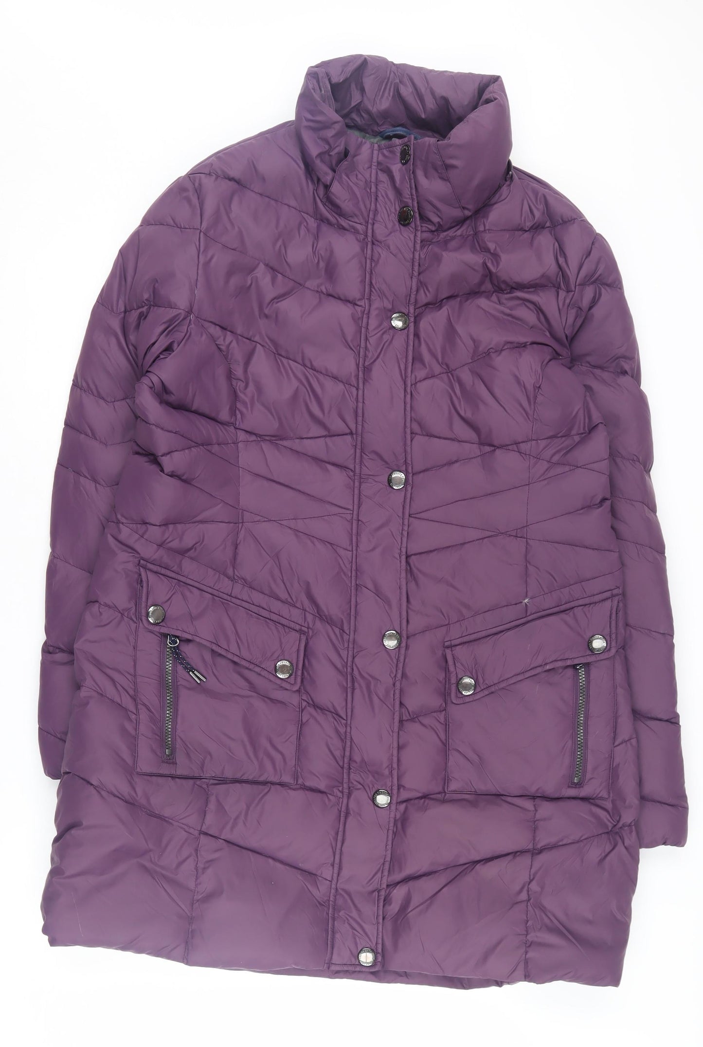 Tog Twenty Four Womens Purple Puffer Jacket Size 14