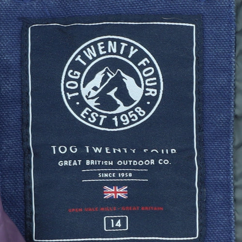 Tog Twenty Four Womens Purple Puffer Jacket Size 14