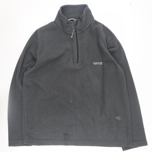 Regatta Men's Grey Pullover Sweatshirt L, Fleece