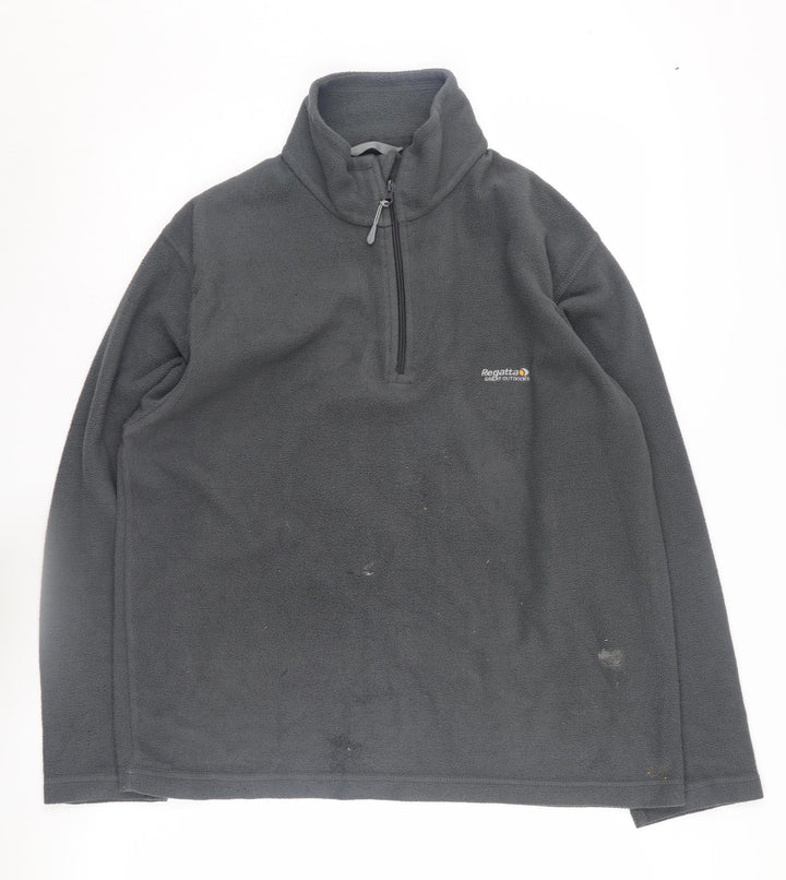 Regatta Men's Grey Pullover Sweatshirt L, Fleece