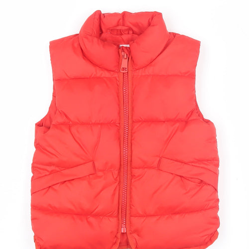 H&M Boys Red Puffer Jacket, Size 3-4 Years, Autumn/Winter