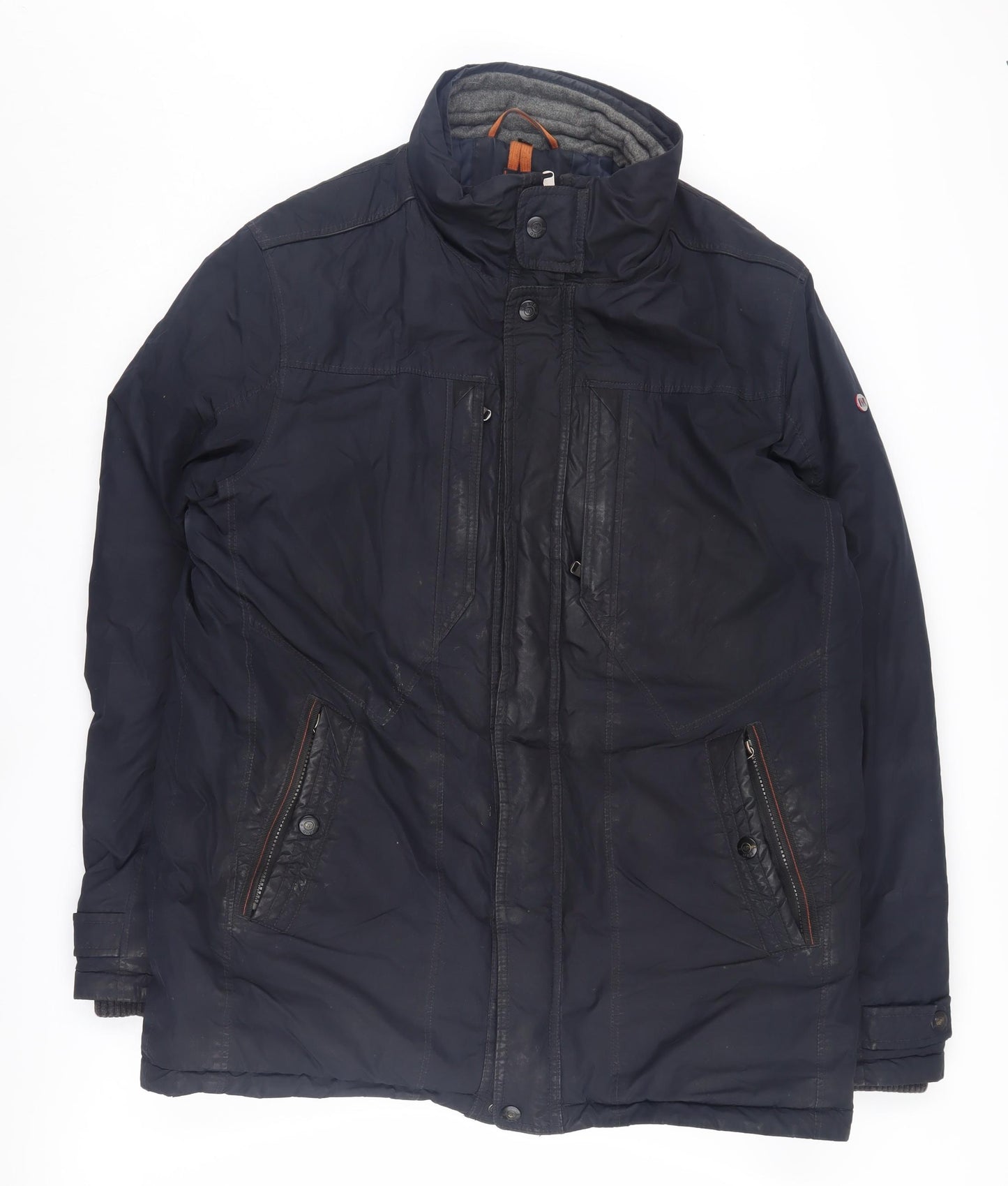 RND Men's Black Jacket 52 with Zipped Pockets