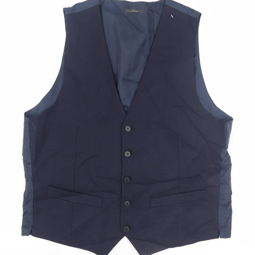 Marks and Spencer Men's Blue 41-43 Waistcoat, Elegant