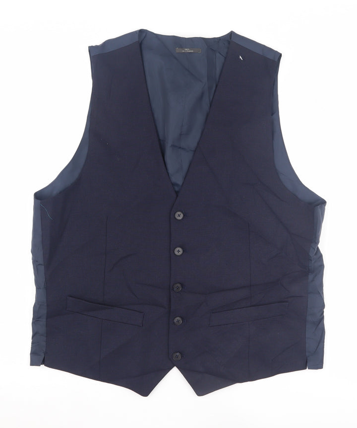 Marks and Spencer Men's Blue 41-43 Waistcoat, Elegant